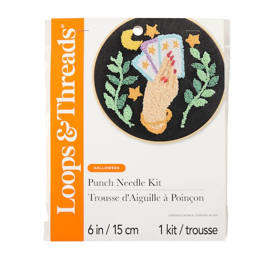 6" Tarot Cards Halloween Punch Needle Kit by Loops & Threads®